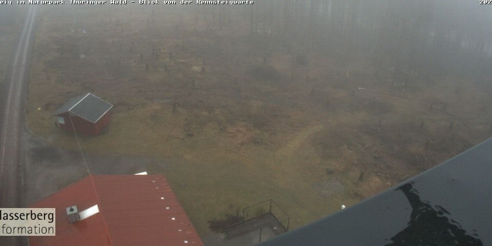 Masserberg: www - de Blick von der Rennsteigwarte nach Norden