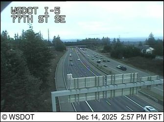 Seattle: I-5 at MP 189.9: 77th St SE