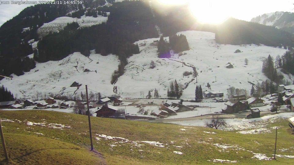 Jaun: Live Blick auf das Wander- und Skigebiet - mit dem Gastlosenexpress