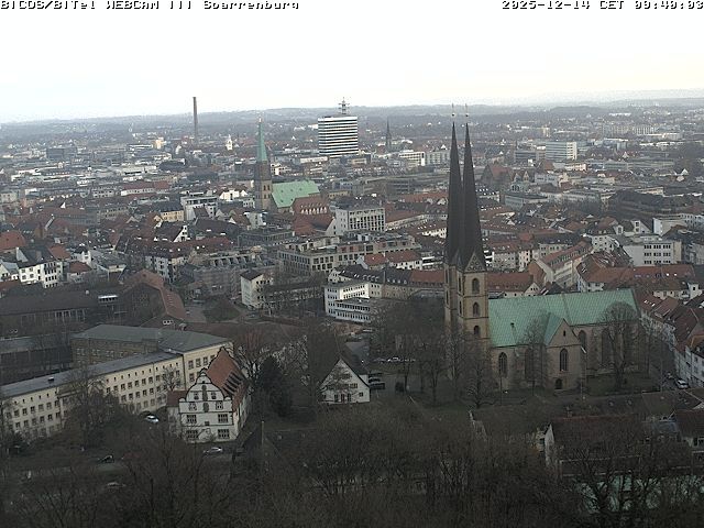 Gadderbaum: Panoramablick auf die Bielefelder Innenstadt