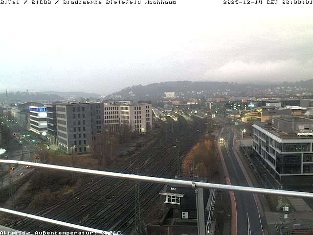 Schildesche: Blick vom Hochhaus der Bielefelder Stadtwerke