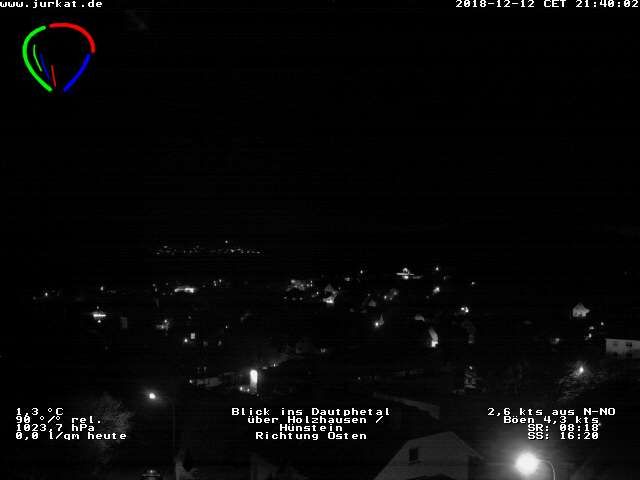 Dautphetal: Ballonteam - mit Blick über Holzhausen/Hünstein