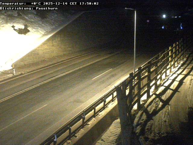 Gemeinde Jochberg: B161 Pass-Thurn-Straße [km 10,3], Blickrichtung: PassThurn