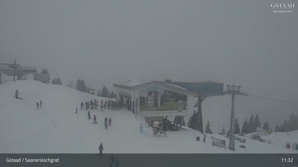 Saanenmoser: Gstaad - Saanerslochgrat, Bergstation
