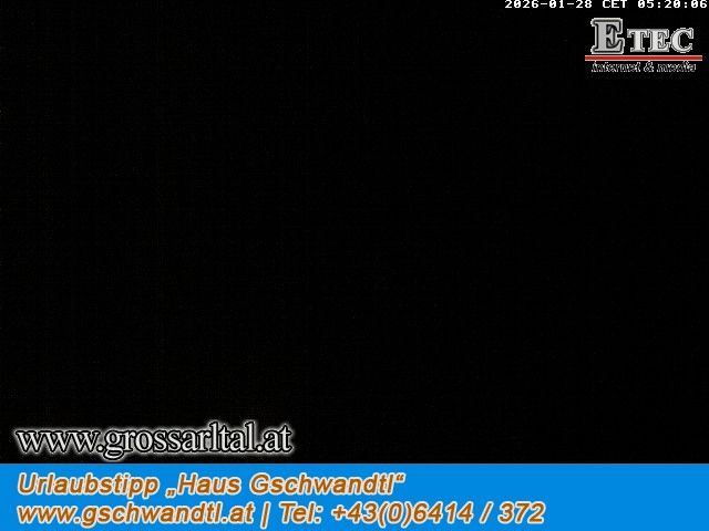 Grossarl: Blick Richtung Skigebiet