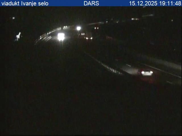 Cerknica: A1/E61/E70, Ljubljana - Koper, viadukt Ivanje selo