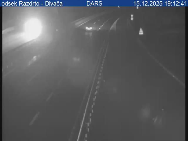 Razdrto: A1/E61/E70, Ljubljana - Koper, odsek - Divača