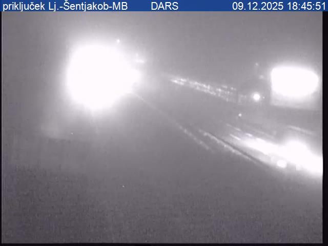 Podgorica: A1/E57, Maribor - Ljubljana, priključek Šentjakob