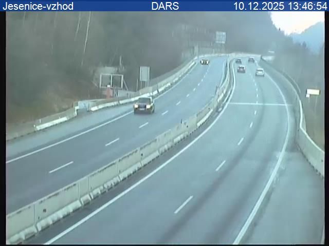 Slovenski Javornik: A2/E61, Karavanke - Ljubljana, Jesenice - vzhod