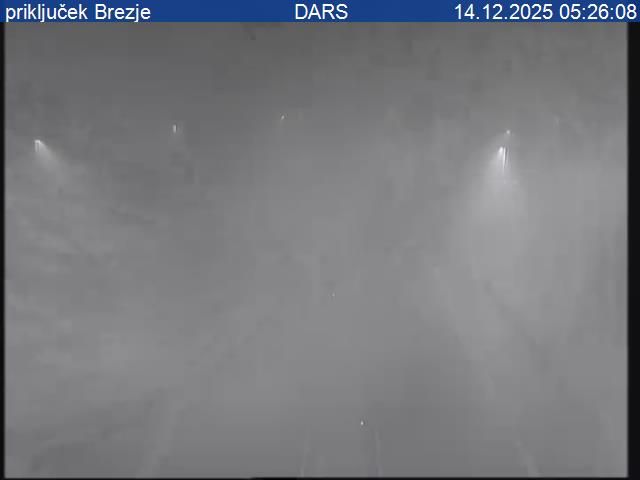 Radovljica: A2/E61, Karavanke - Ljubljana, priključek Brezje