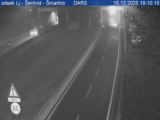 Sentvid pri Sticni: A2/E61, Karavanke - Ljubljana, odsek Lj.- Šentvid - Šmartno