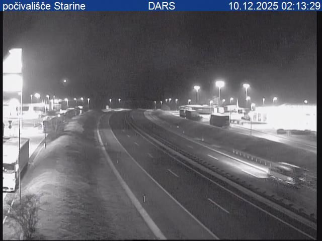 Sempeter-Vrtojba: A2/E70, Karavanke - Obrežje, počivališče Starine