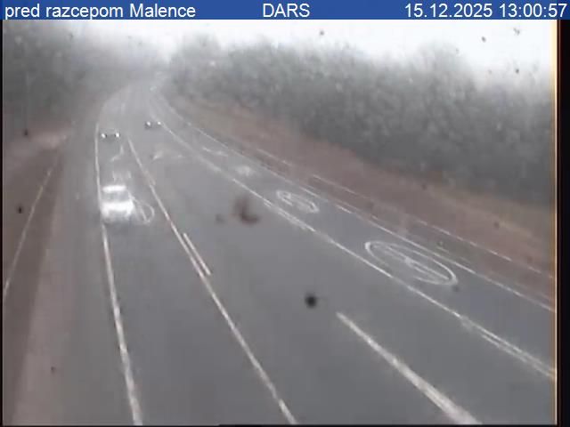 Skofljica: A1/A2/E70, Ljubljana - južna obvoznica, razcep Malence