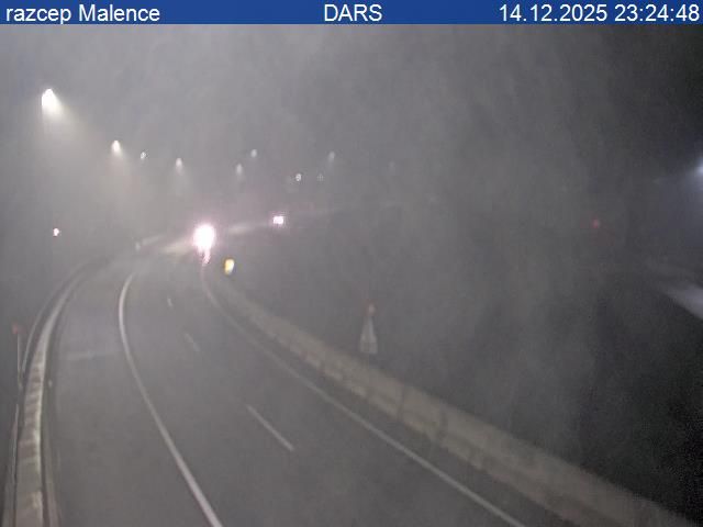 Skofljica: A1/A2/E70, Ljubljana - južna obvoznica, razcep Malence