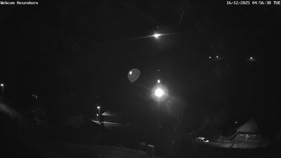 Todtnau: Wetterbild aus Aftersteg mit Blick zum Hasenhorn bei