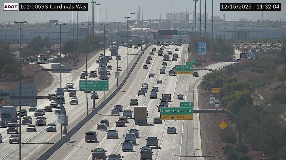 Phoenix: Loop 101 South at Bathany Home Rd