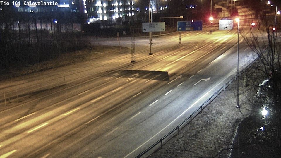 Espoo: Tie 101 Kalevalantie - Länteen