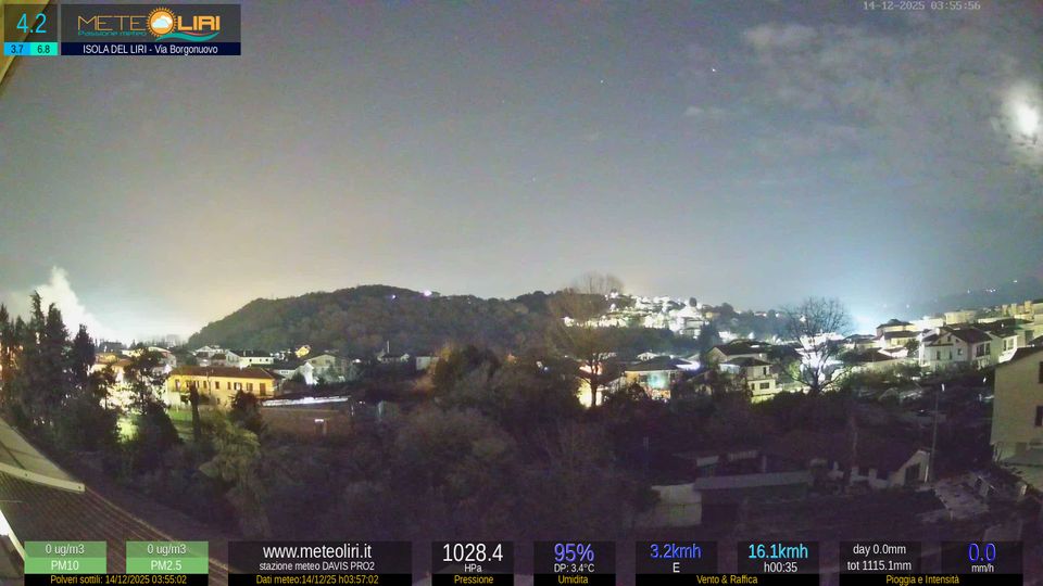 Colfelice: Isola del Liri (FR) - Panorama direzione Sora