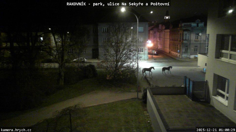 Rakovnik: WEBKAMERA - ulice Na Sekyře a Poštovní