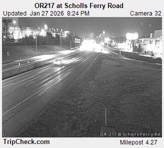 Beaverton: OR217 at Scholls Ferry Road