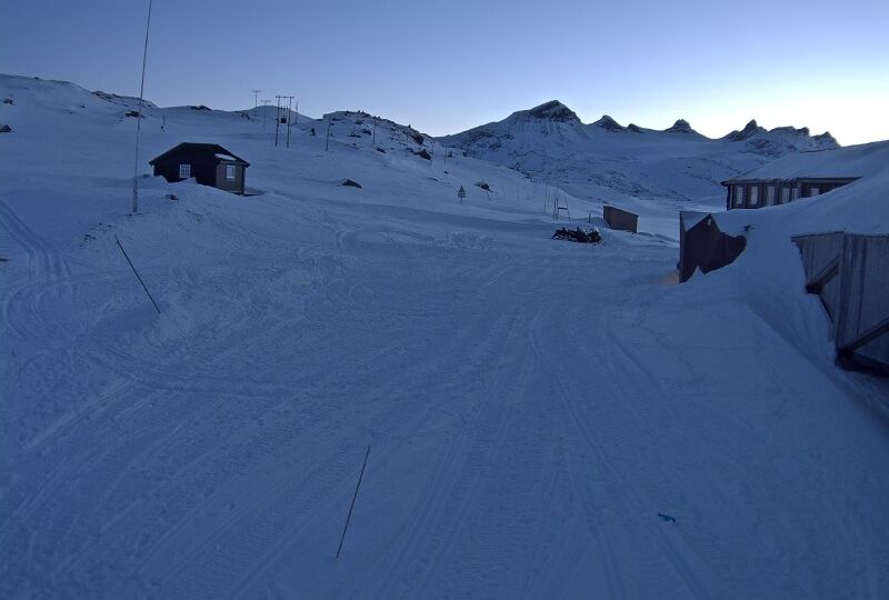 Innlandet: Sognefjellhytta med Smørstabbreen