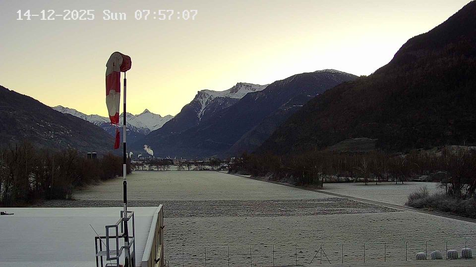 Sankt German: Helikopter Basis in Raron