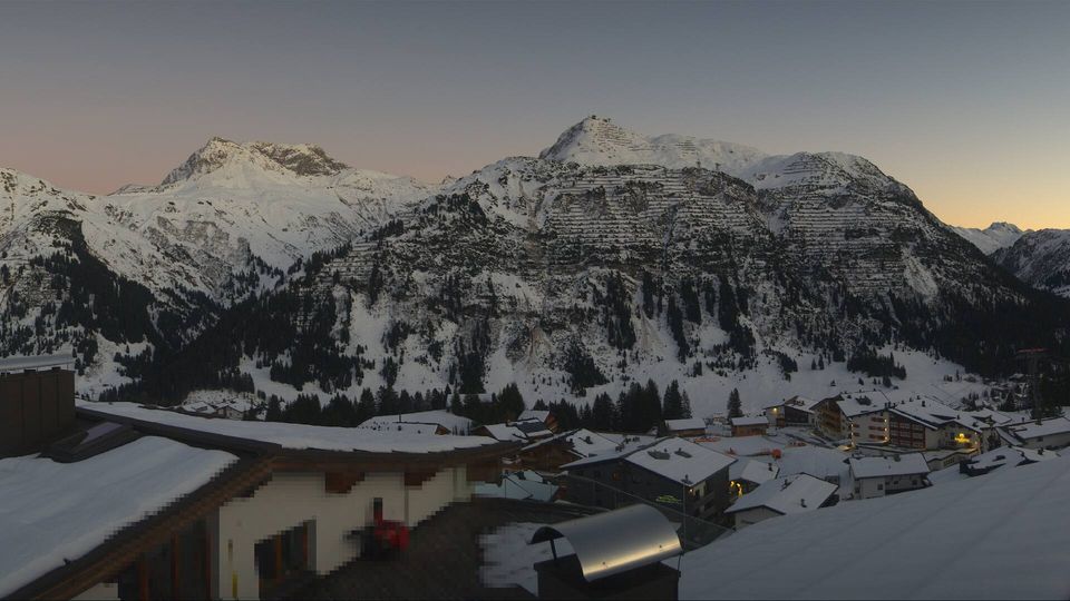 Gemeinde Lech: Oberlech - Rüfikopf Seilbahn 2 Bergstation - Großer Widderstein - Kleiner Widderstein