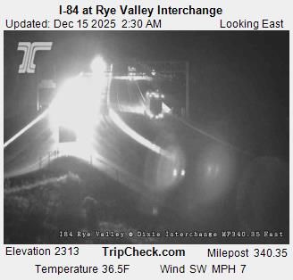 Huntington: I-84 at Rye Valley Interchange