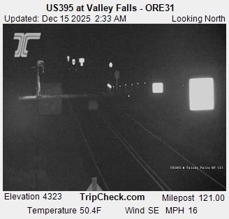 Valley Falls: US395 at - ORE31