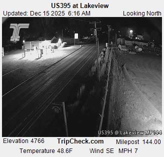 Lakeview: US395 at