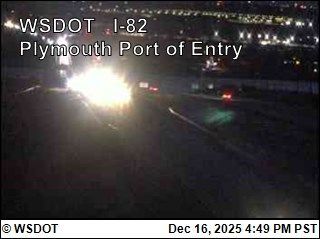 Plymouth › North: I-82 at MP 130.5 - Port of Entry