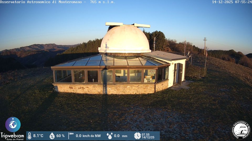 Valmaggiore: Astronomical Observatory of Monteromano