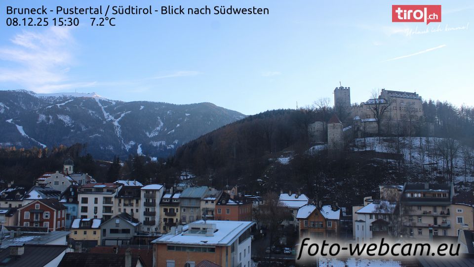 Bruneck - Brunico: Pustertal - Südtirol - Blick nach Südwesten