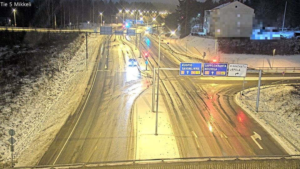 Mikkeli: Tie 5 - Tie 13 Ristiinaan