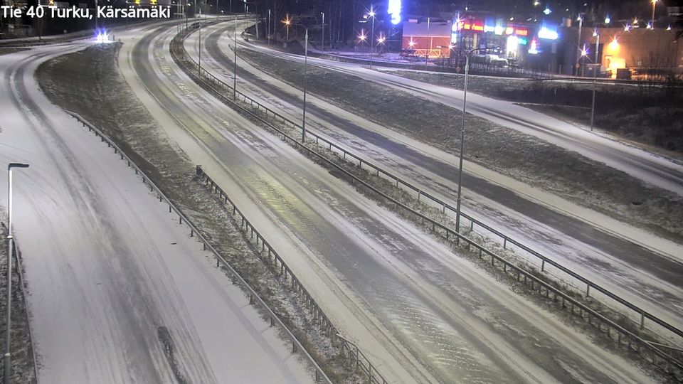 Turku: Tie 40 - Kärsämäki - Tie 40 Helsinkiin