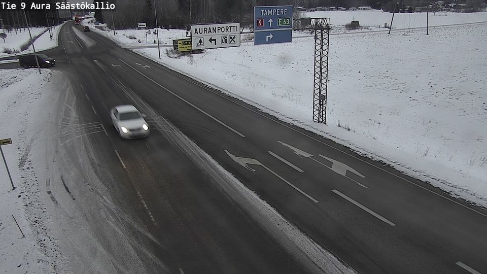 Aura: Tie 9 - Säästökallio - Tampereelle