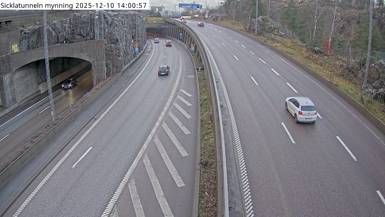 Stockholm › South-west: Sicklatunneln mynning