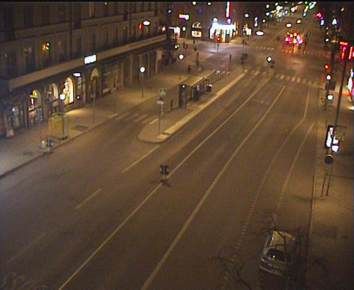 Stockholm › North-east: Odengatan-Sveavägen mot Valhallavägen