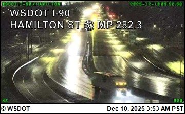 Spokane: I-90 at MP 282.2: Hamilton St