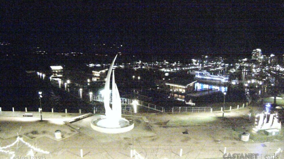 Kelowna: Sails and downtown pier