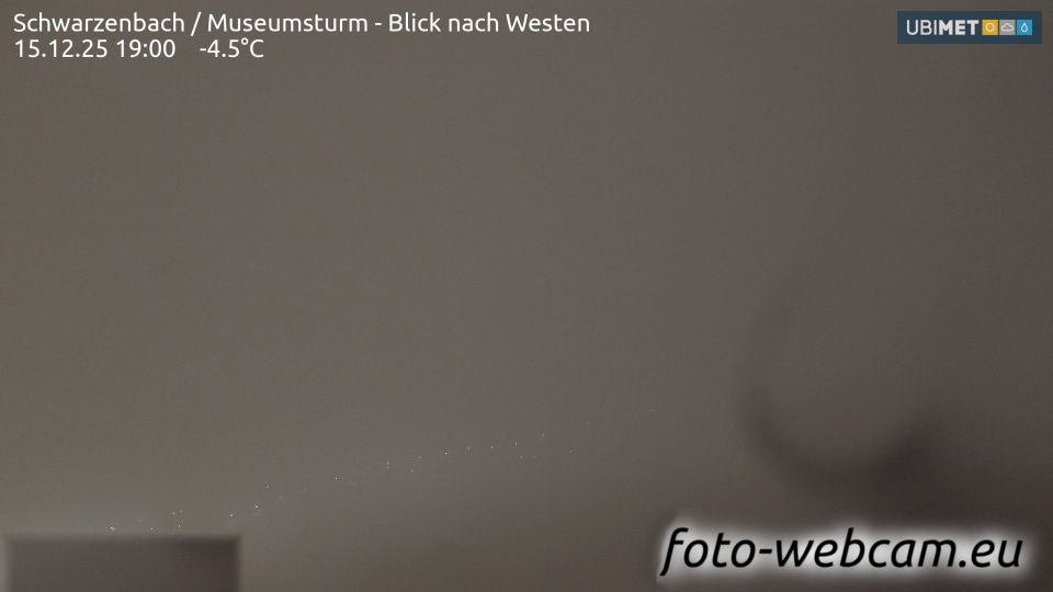 Gemeinde Schwarzenbach: Schwarzenbach - Museumsturm - Blick nach Westen