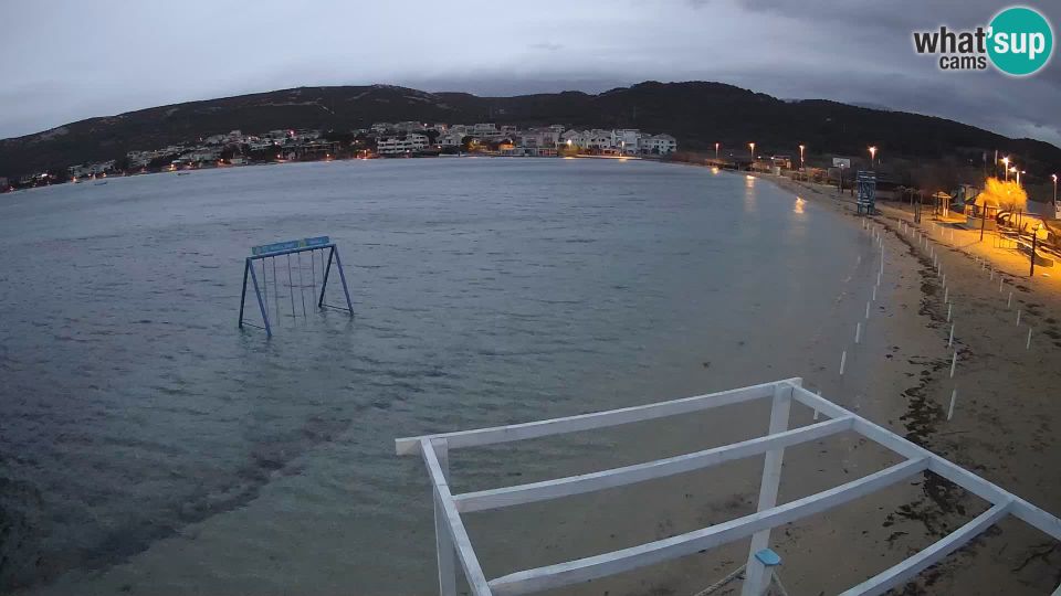 Stara Novalja: Webcam live - Planjka beach - Pag Island