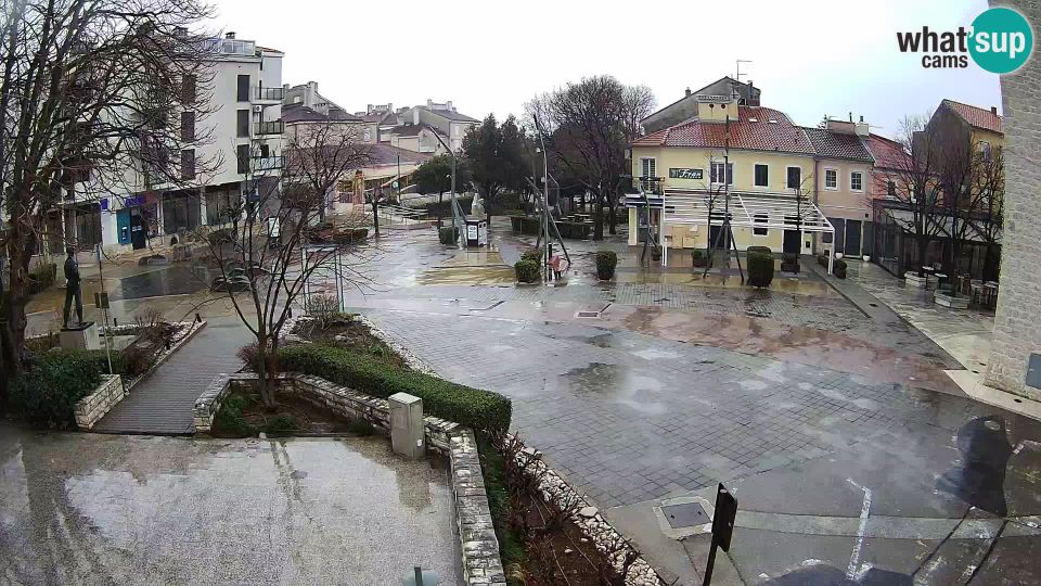 Ledenice: Webcam live - Novi Vinodolski - Main street Hrvatskih Branitelja