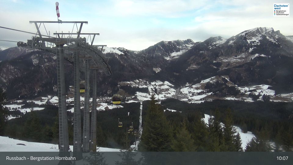 Russbach am Pass Gschutt: Russbach, Dachstein West - Dachstein West - Bergstation Hornbahn