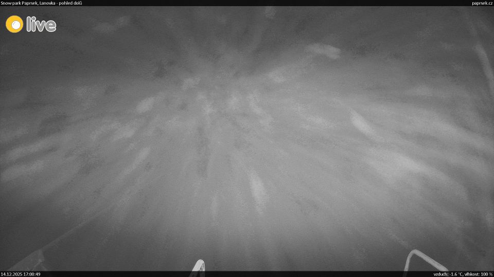 Velke Vrbno: Hotel Paprsek, sjezdovka dolu