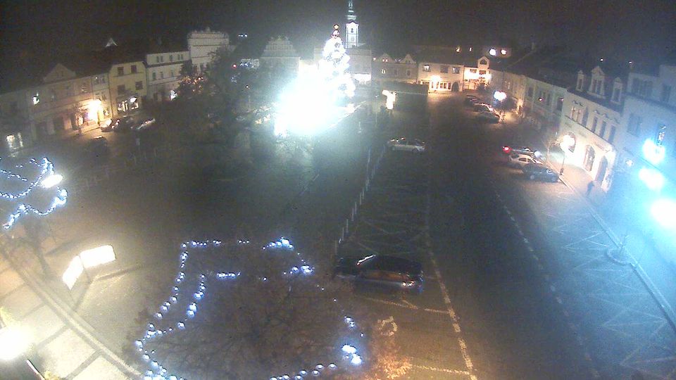 Susice: nad Otavou, náměstí