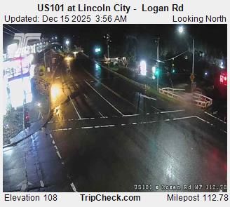 Lincoln City: US101 at - Logan Rd