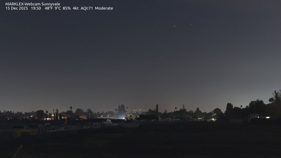 Sunnyvale: Megapixel Webcam