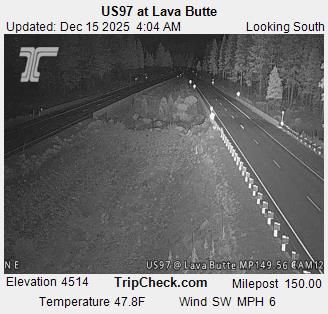 Bend: US97 at Lava Butte
