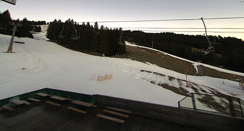 Bolsterlang: Hörnerbahn-Mittelstation - Blickrichtung Skigebiet 2